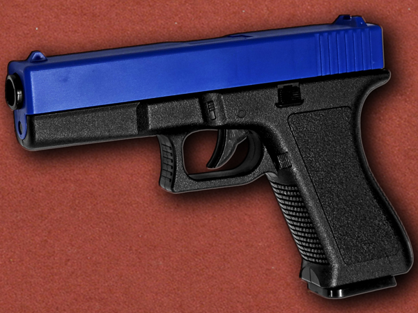 6mm [Duncans] Glock 17 Lightweight Airsoft Pistol Two-Tone Blue