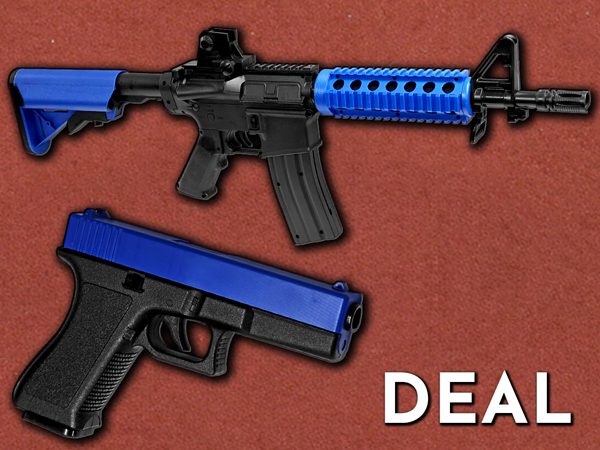 6mm [Duncans] M4A1 Carbine Airsoft Rifle + Glock 17 Pistol Deal
