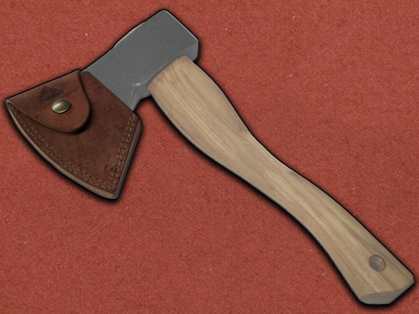[RAW Bushcraft] Dark Brown Leather 600g Axe Head Cover