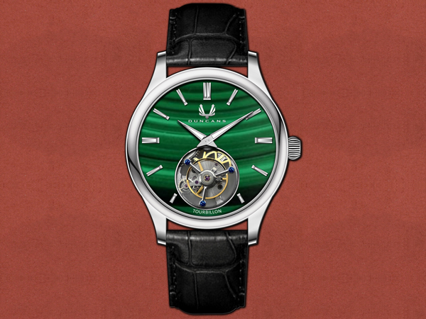 [Duncans] Corinthian Tourbillon Malachite Watch