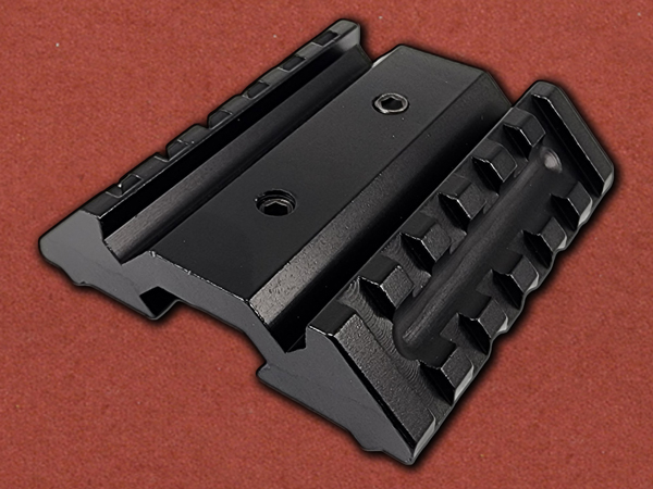 [Duncans] Double Picatinny Mounted Canted (Offset) 45° Rail