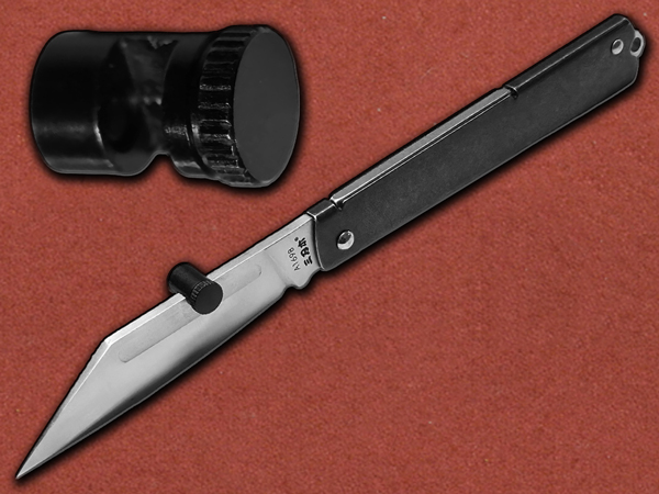 [Duncans] Black Thumb-Stud, Fits Blades Up To 1/8" Thickness