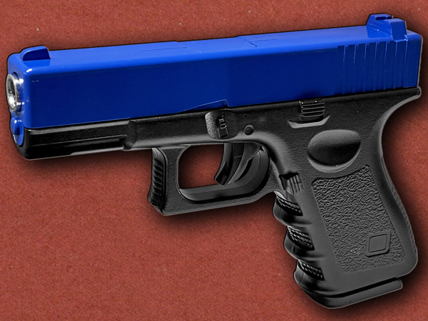 6mm [Duncans] Glock 23 Full Metal Airsoft Pistol (Two-Tone Blue)