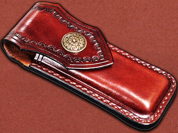 [Duncans] Celtic High Grade Leather Pocket Knife Belt Sheath