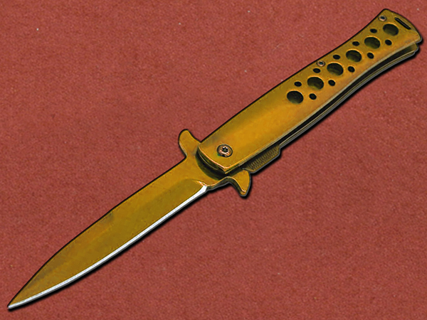 [Elemental Blades] Gold Steel Stiletto -33% SALE