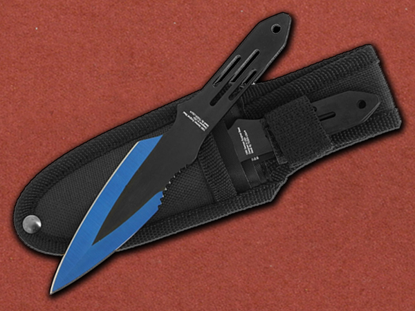 3x German Surgical Steel Throwing Blue Set -42% CLEARANCE