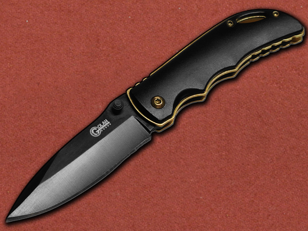 [Golan] Gold EDC UK Carry Friendly Folding Knife