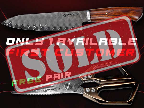 [Duncans] Hitachi SKD-11 Japan, Gyuto + Free Pair Erītoshizāzu