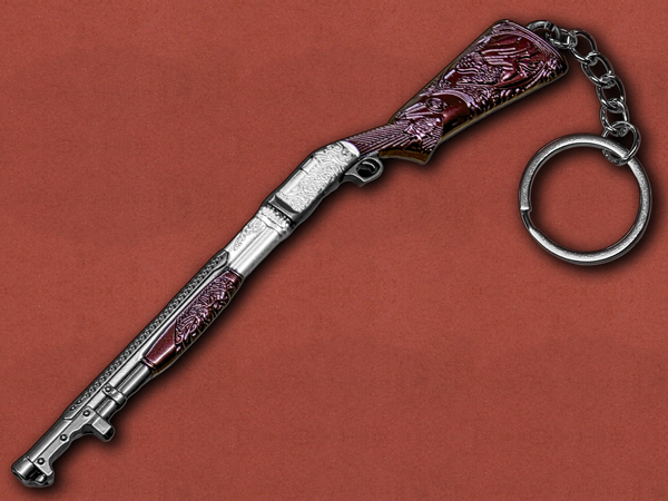 [GunRing] Trench Gun, Pump Action Shotgun Keychain