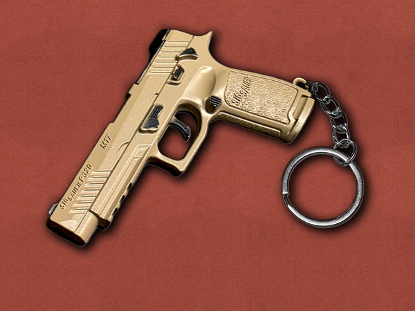 [GunRing] Premium SIG Sauer P320 - M17 Pistol Keychain