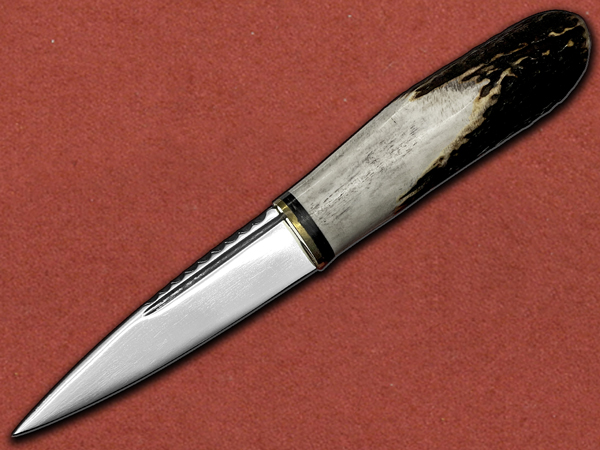 [Duncans] Sgian Dubh Stag Antler, Carbon Steel