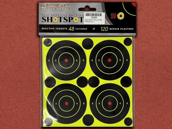 [Duncans] ShotSpot Splatter Targets 4 x 3" inch