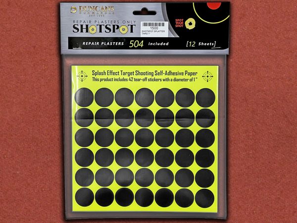 [Duncans] ShotSpot Splatter Target Miniatures 1" inch Dots