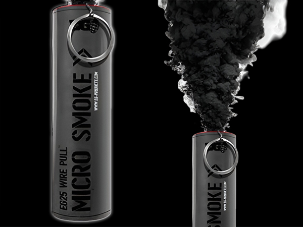 [Enola Gaye] EG25 Micro Smoke Grenade (Wire Pull) Black