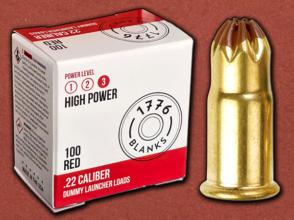 .22 Dummy Launcher [RRT/1776] Red Level Long Blanks (x100 Pack)
