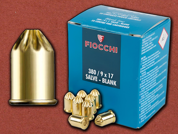 9.65mm (.380) R BLANC [Fiocchi] Star Crimp Blanks (x50 Pack)