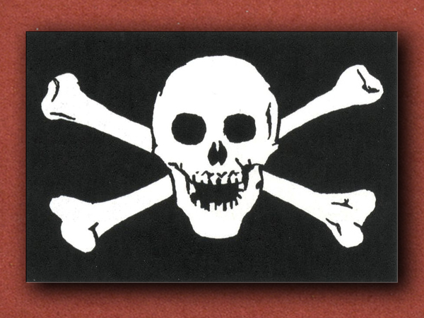 [Flags] Skull & Crossbones Black Death Pirate Flag