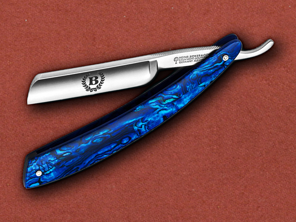 [Böker] Pāua Straight Razor French Point Abalone 140554