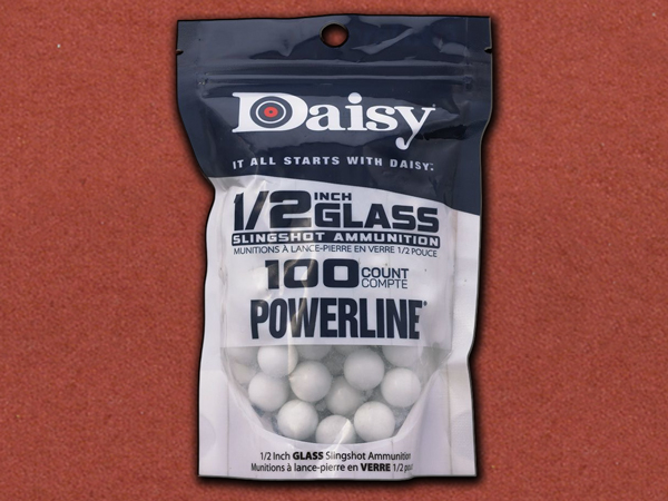 [Daisy] 12.7mm Glass Powerline Slingshot Ammo (x100 Pack)