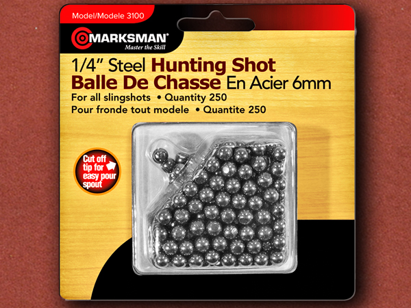 [Marksman] 6mm (1/4" inch) Steel Slingshot Ammo (x250 Pack)