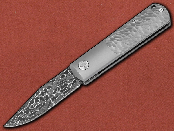 [Böker] BRLW Meteorite Damast, Rocky Titanium