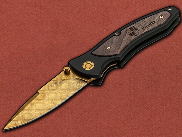 [Böker] Tirpitz Damascus Gold, Limited Edition