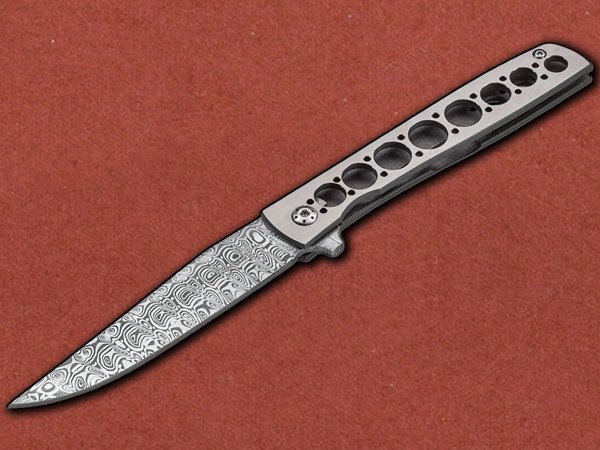 [Böker Plus] Urban Trapper Damasteel, Ultra Light Titanium