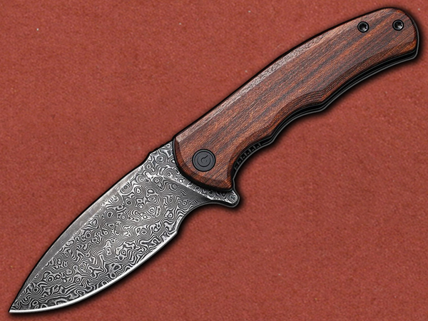 [CIVIVI] Mini Praxis Damascus, Guibourtia Wood