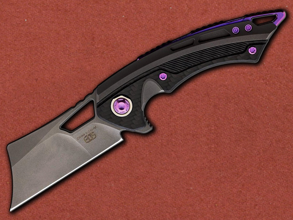 [EOS] Mini Nautilus Purple, Carbon Fibre, Titanium, CPM S60V