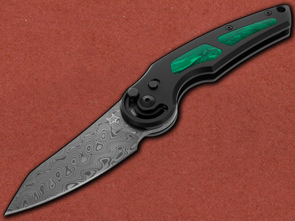 [Fox Knives] Jupiter Radius Titanium-Malachite-Hakkapella Damast