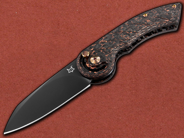 [Fox Knives] Radius M390, Space Coral Copper Carbon Fibre