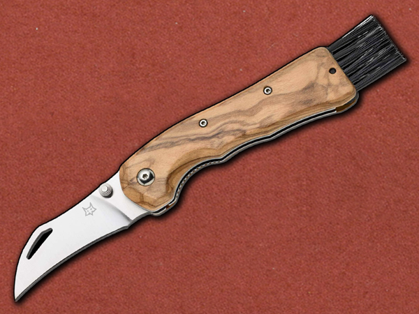 [Fox Knives] Spora Mushroom Knife, Olive Wood