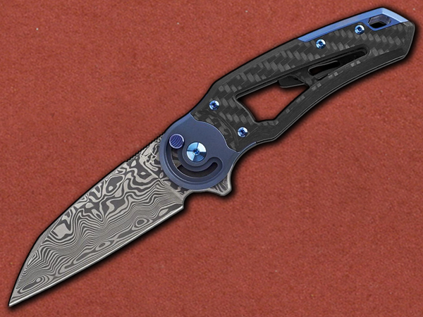 [Fox Knives] Metamorphosis Radius Titanium, Damasteel Ti