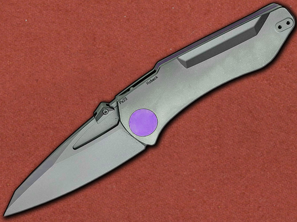 [Jake Hoback] Summit Stonewashed Titanium, Purple, Böhler M390
