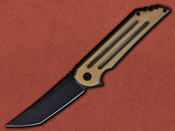 [Jake Hoback] Kwaiback Tanto, Coyote G10, Titanium, M390 DLC