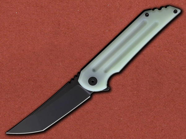 [Jake Hoback] Kwaiback Tanto, Jade G10, Titanium, M390 DLC