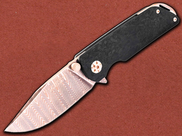 [Böker] M4 Sherman Damascus (Damast) Rose Gold