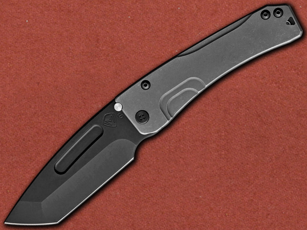 [Medford] Slim Midi Framelock Grey Titanium, S35VN PVD Tanto