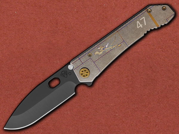 [Medford] 187 DP Framelock, Flying Tiger Custom Ti, DLC D2
