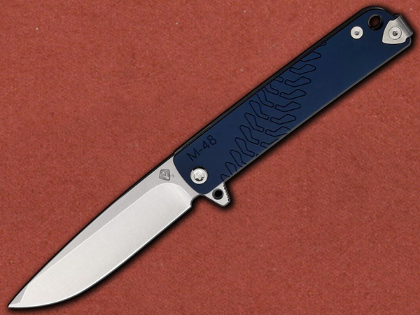 [Medford] M-48 Blue Aluminium, Titanium Back Handle, S35VN