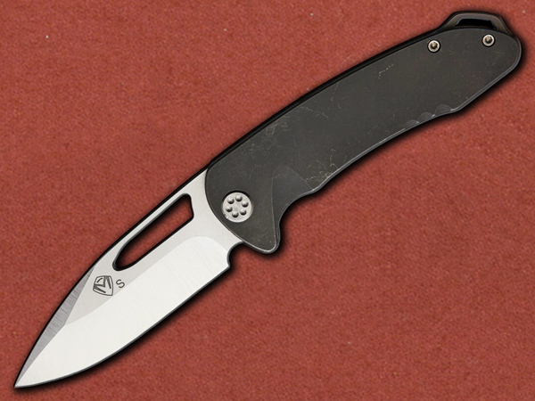 [Medford] On Belay Gray Stonewashed Ti, S35VN Tumbled
