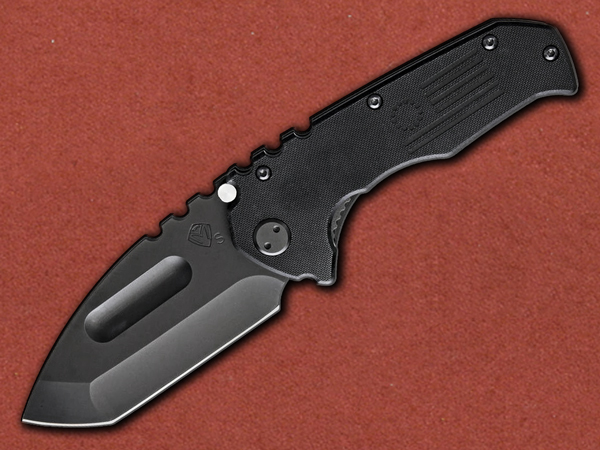 [Medford] Praetorian Scout Linerlock, G10 Black, D2 PVD Tanto