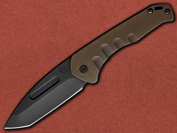 [Medford] Praetorian Slim, Bronze Titanium, S35VN PVD Tanto