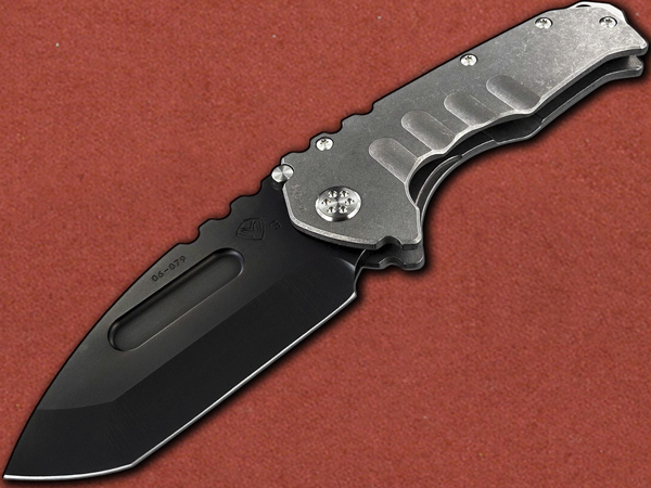 [Medford] Praetorian T, Stonewashed Titanium, S35VN PVD Tanto