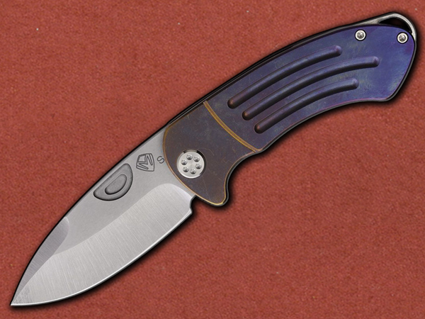 [Medford] Theseus Bronze & Violet Fade Framelock Titanium, S35VN