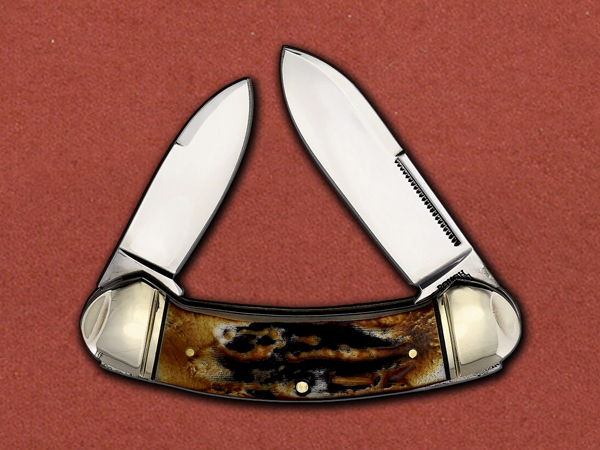 [Rough Ryder] Cinnamon Bone (Stag) Bow Canoe