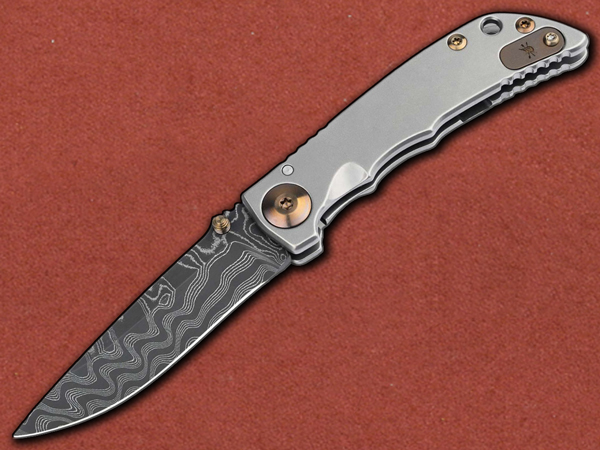 [Spartan Blades] Harsey, Bronze Ano, Nichols Damascus, USA Made