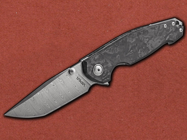 [Viper] Katla Damascus, Marbled Carbon Fibre, Made in Italy