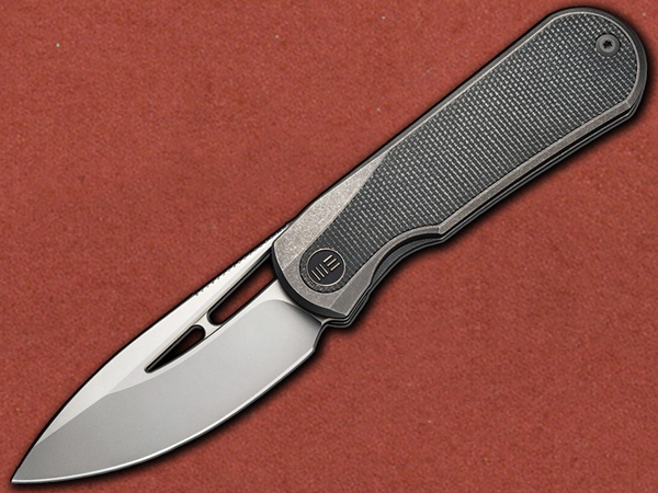[WE Knife] Baloo CPM-20CV, Titanium, Micarta inlay