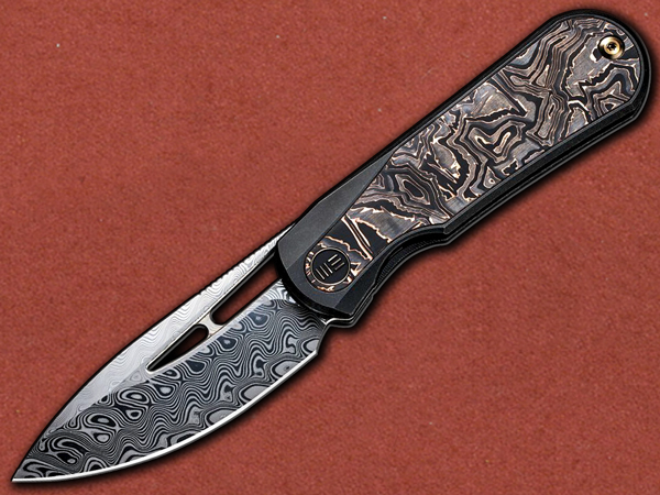 [WE Knife] Baloo Hakkapella Damasteel Damascus, Titanium